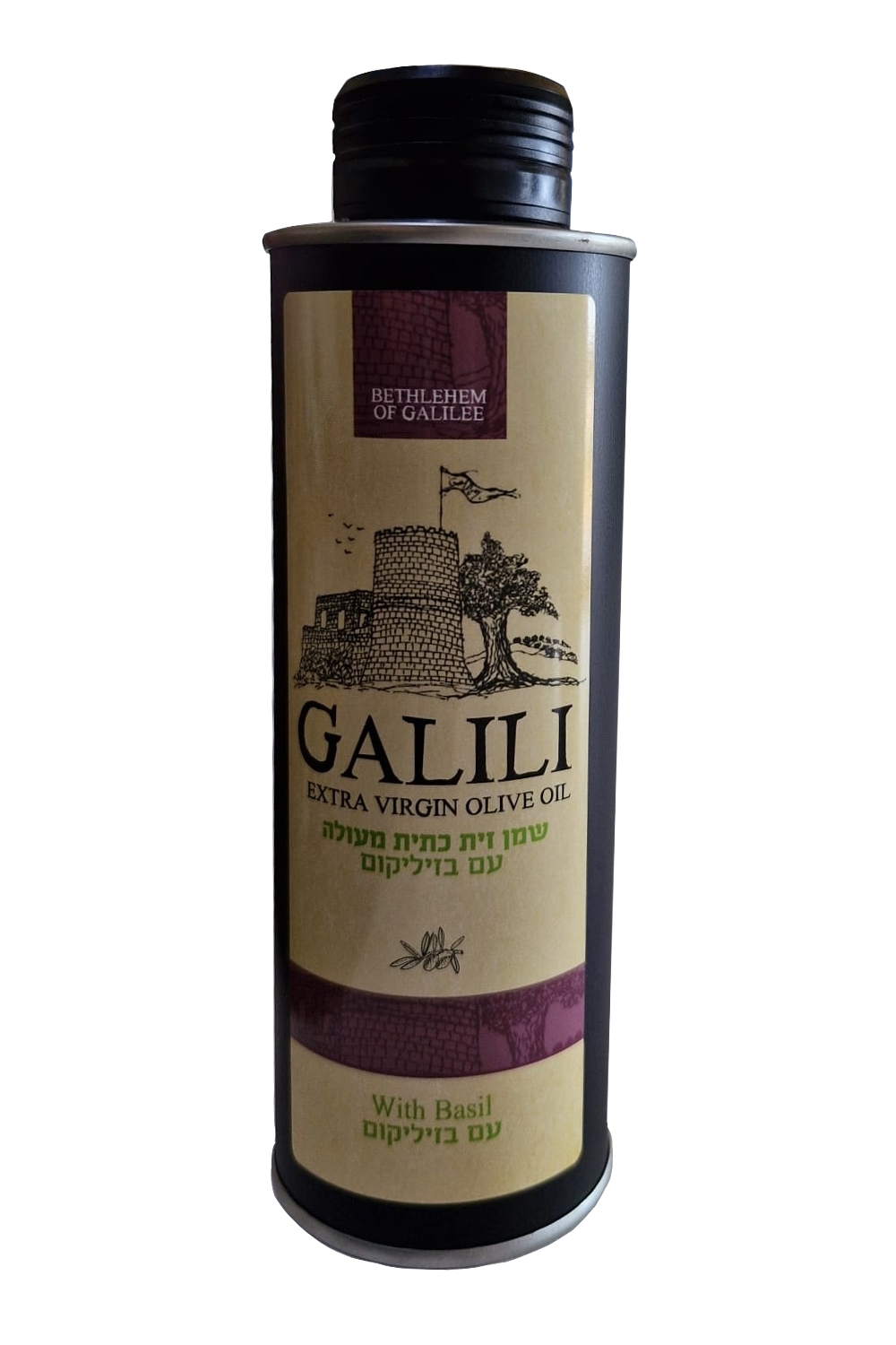 שמן זית עם בזיליקום 250 מ"ל – מסיק 2025