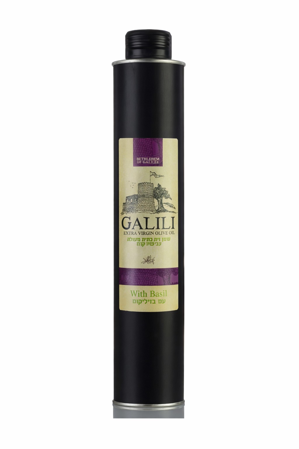 שמן זית עם בזיליקום 500 מ"ל – מסיק 2025